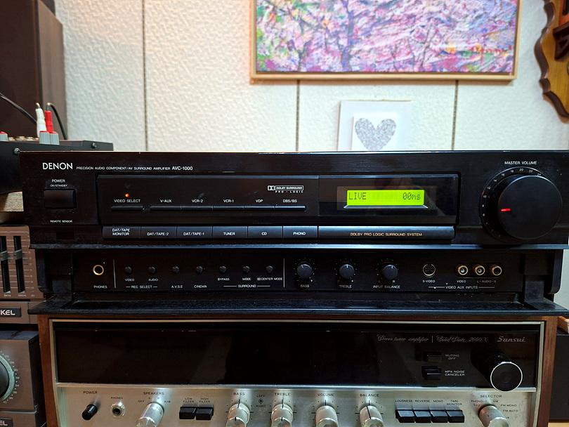 데논 AVC-1000 빈티지 AV앰프---리시버아닙니다. 이미지