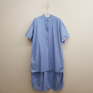 스트라이프 반팔 셔츠