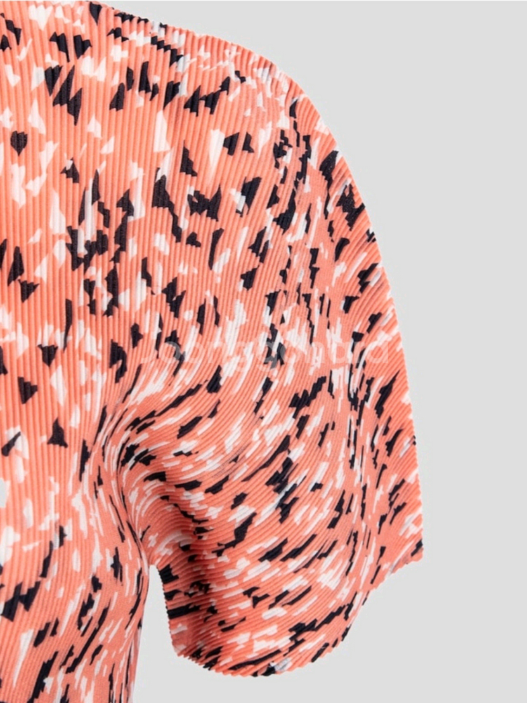 이세이미야케 플리츠플리즈 탑 스프링클 미스트 반목 탑 핑크 솔트 5사이즈--3