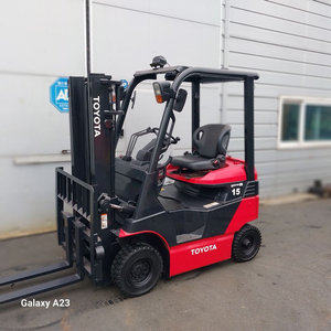 도요타 전동지게차 1.5톤 자동발 양개식 장착 8FBH15 고용량 545AH 신차수준