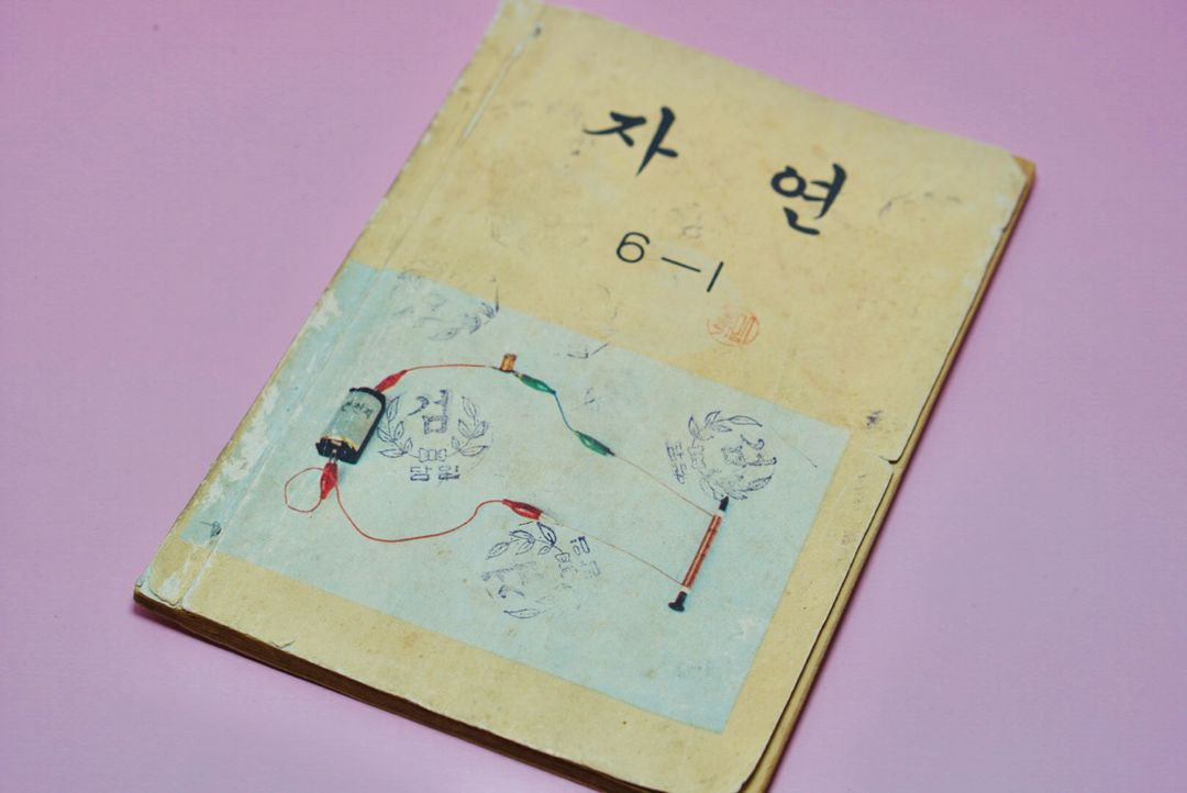 자연 6-1 옛날 국민학교 교과서 수집 고서 책 골동품 레트로 이미지