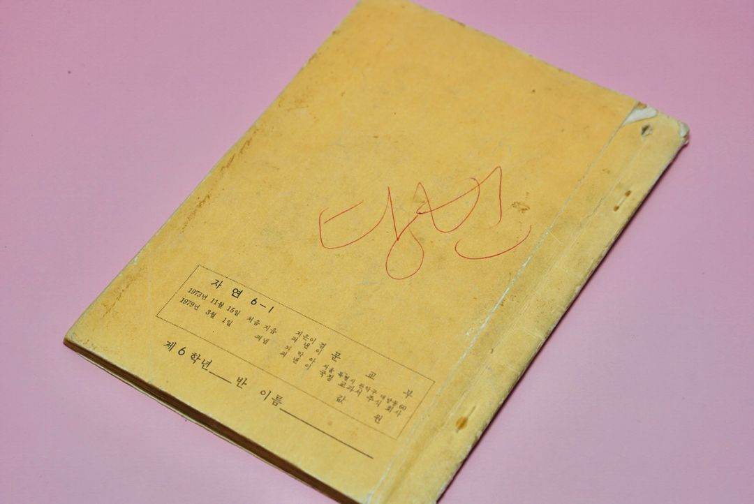 자연 6-1 옛날 국민학교 교과서 수집 고서 책 골동품 레트로 이미지
