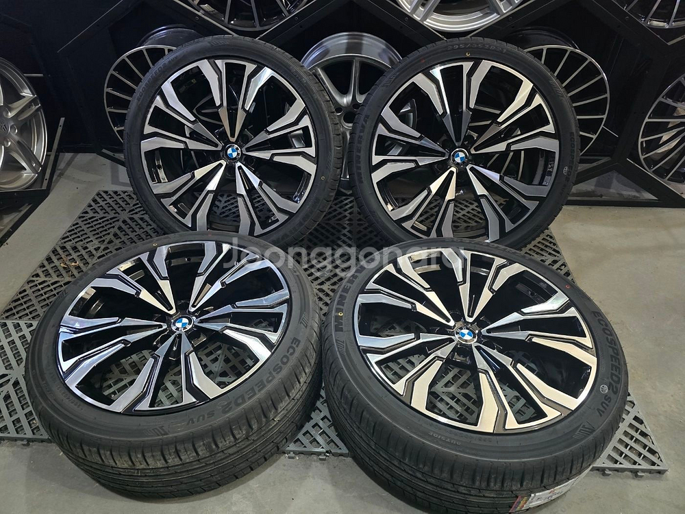 BMW X5 X6 스타일 21인치 신품휠타이어--1