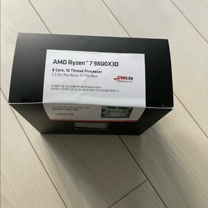 AMD 라이젠7 9800x3d 미개봉