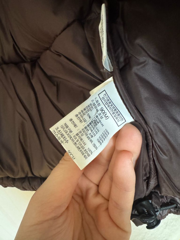 노스페이스 화이트 라벨 눕시 다운 자켓 코코아 브라운 M 이미지