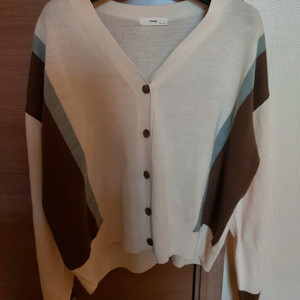 여성 여자 니트 가디건