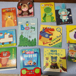 튤립사운드북 애플비 키즈엠 아기책 총12권 팔아요