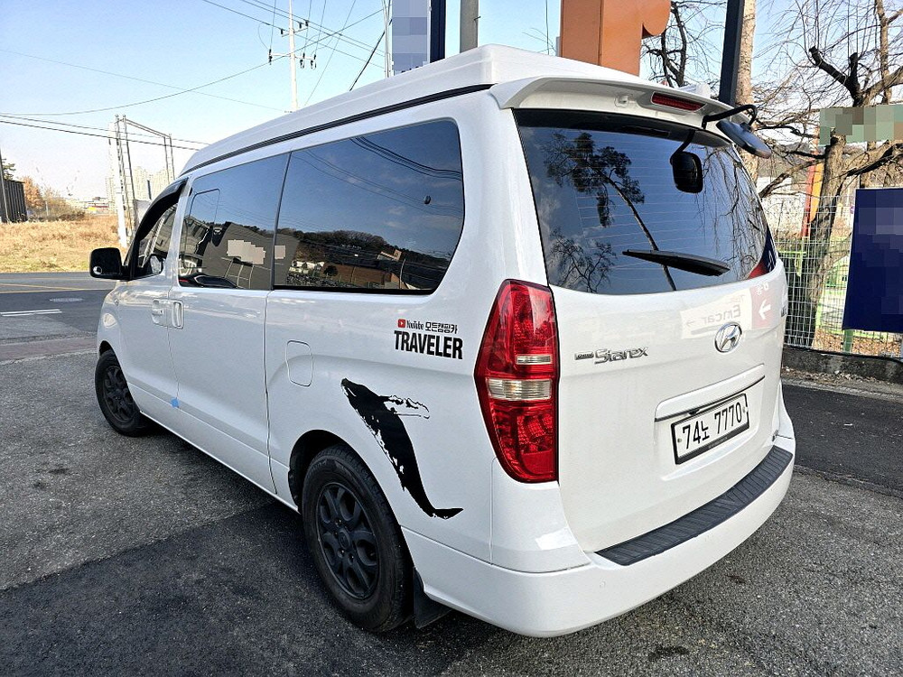 14년형 스타렉스4인승일체형루프탑캠핑카--3
