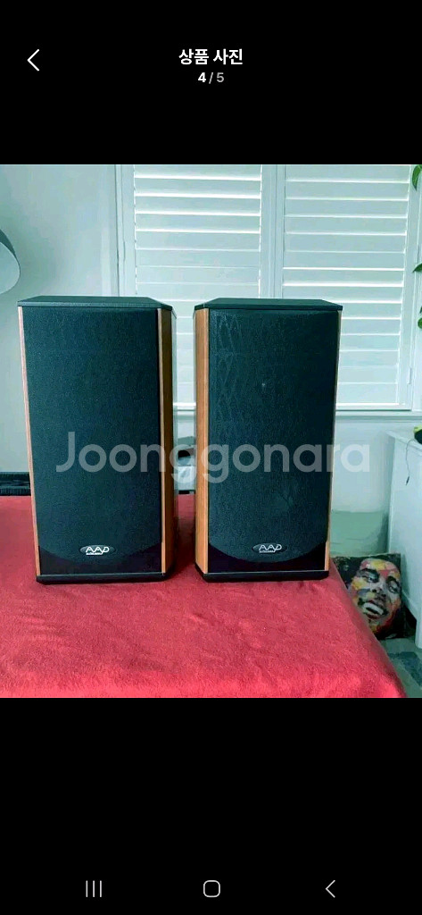 빈티지 AAD(어메리칸 어쿠스틱) C-40 북셀프 스피커--3