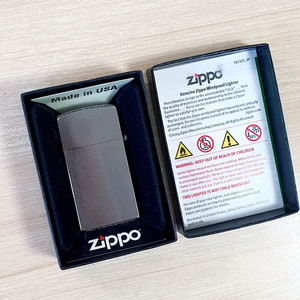 지포 정품 크롬 무광소 라이터 - G055