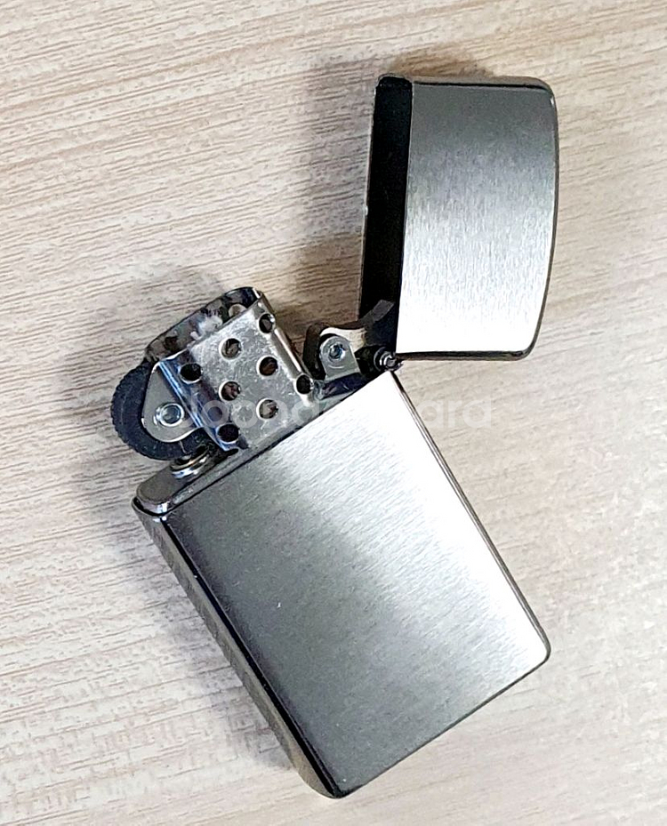 지포 정품 크롬 무광소 라이터 - G055--2