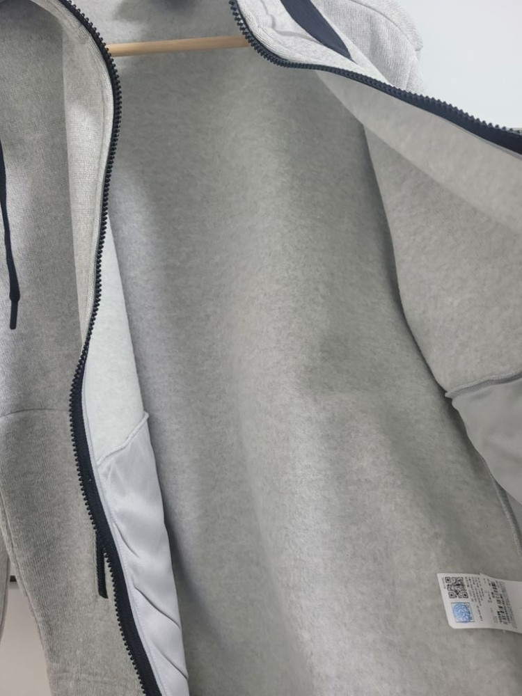 새상품)디스커버리 남성 니트트레이닝 기모후드집업 M,L--6