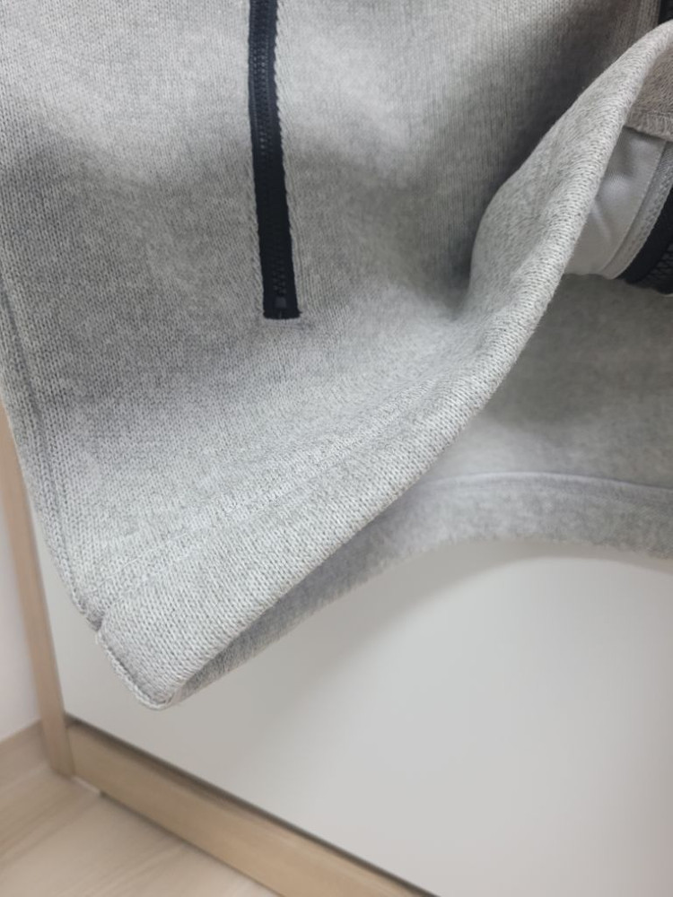 새상품)디스커버리 남성 니트트레이닝 기모후드집업 M,L--9