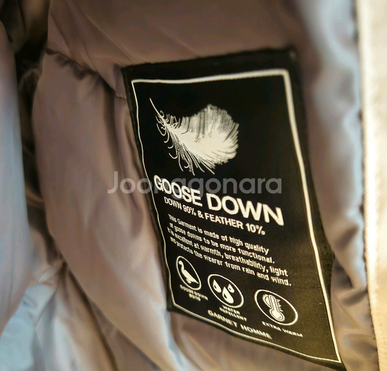 새상품)85만원 가넷옴므 구스다운 패딩 105 자켓 점퍼 코트 리버클래시 지오송지오 시스템옴므 타임옴므 준지 우영미--2