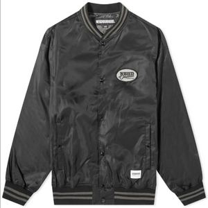 네이버후드 BBall 베이스볼 스타디움 자켓 블랙 L