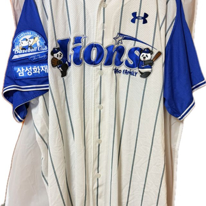 삼성라이온즈 언더아머 바오 실착 유니폼 이미지
