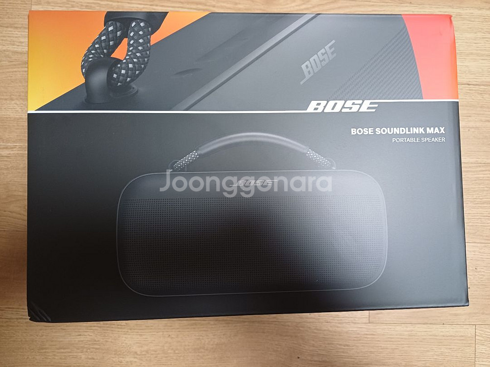 (미개봉, 급처) 보스 사운드링크 맥스 포터블 스피커 블랙 판매합니다.--0