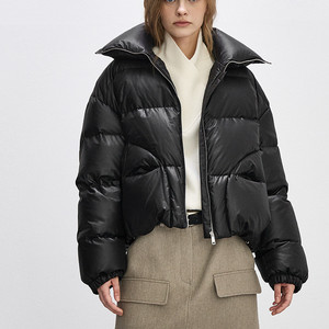 SYSTEM 하이넥 구스 다운 푸퍼 패딩