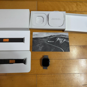 애플워치 울트라 티타늄 49mm 셀룰러 박풀