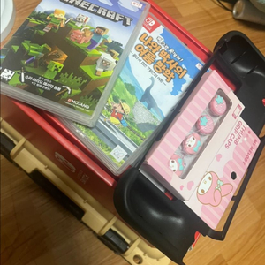 닌텐도 스위치 oled 화이트 + 게임팩