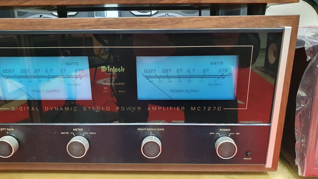 매킨토시MC7270 파워앰프/우드케이스/초민트급/NO기포 이미지