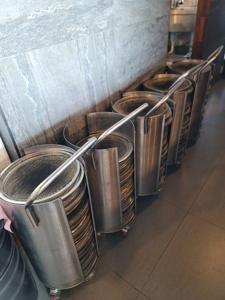 330 원형 실실이 석쇠,원형 실실이 불판,원형 스텐 석쇠 팔아요--1