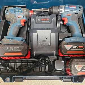 보쉬 브러쉬리스 충전 드릴 콤보 (스크류 해머, 임팩 겸 렌치) 세트