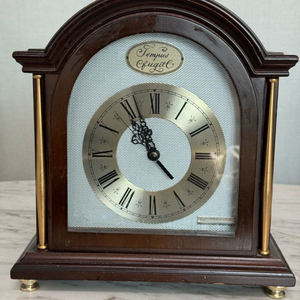 독일 융한스 원목 탁상시계