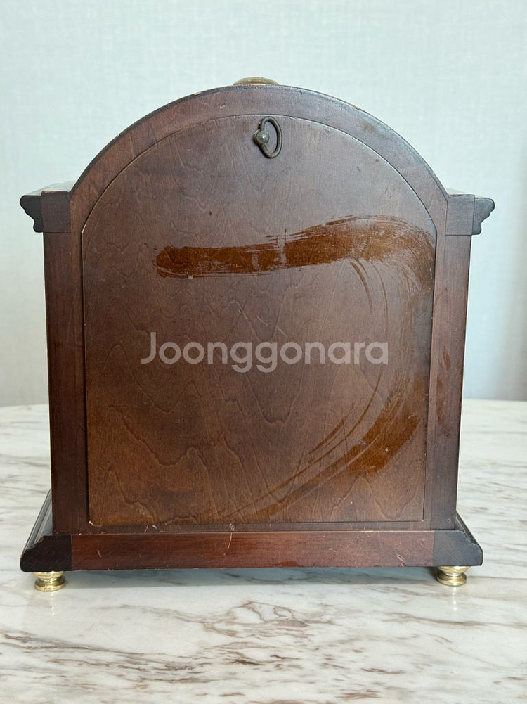 독일 융한스 원목 탁상시계--3