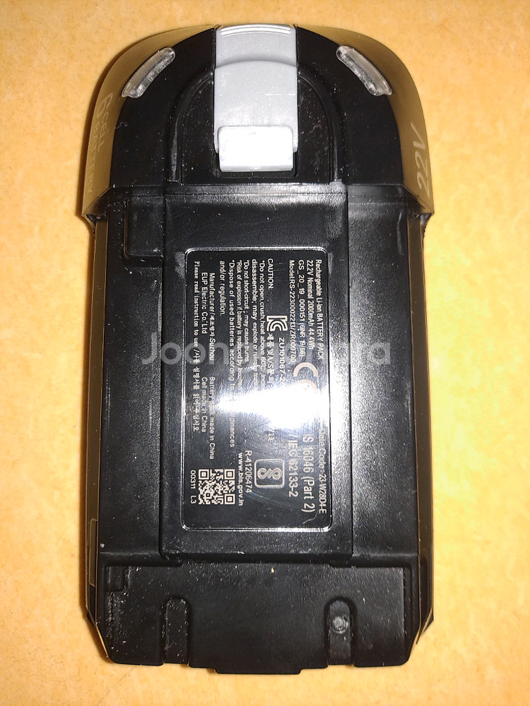 무선청소기 배터리팩 21.6V/22V 2개에 팔천원--5