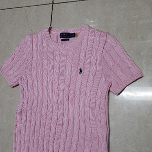 폴로랄프로렌 여성 케이블 니트반팔 55
