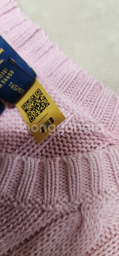 폴로랄프로렌 여성 케이블 니트반팔 55--6