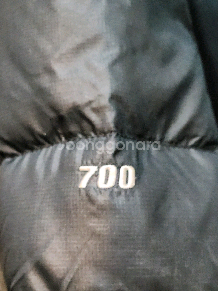 (M) 노스페이스 눕시패딩 점퍼 블랙 거위털 700 구스다운 자켓--4