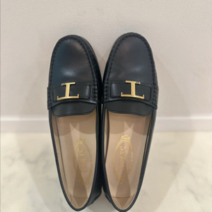 토즈 블랙 로퍼 36