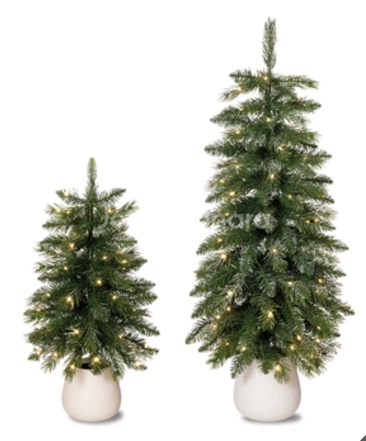 LED 글리터 트리 장식 2개 세트단순 개봉된 새상품입니다.제품 특징LED 전구가 반짝이는 트리 장식 2개 세트높이--1