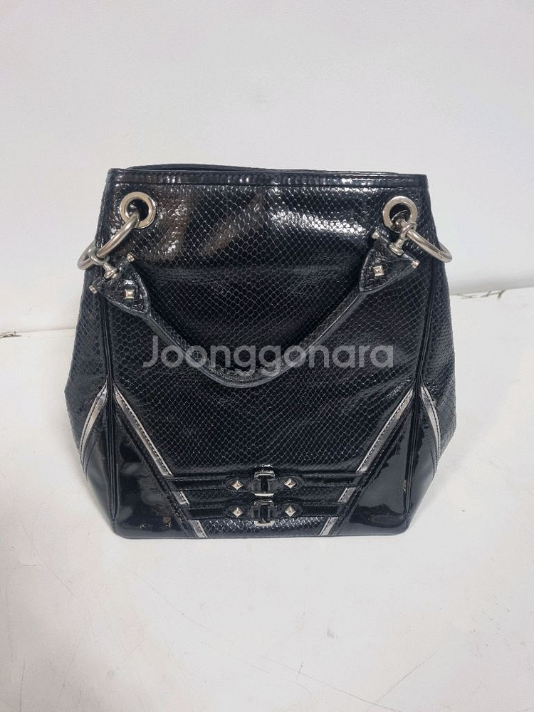 닥스 락시크 스네이크 패턴 여성 핸드백--2