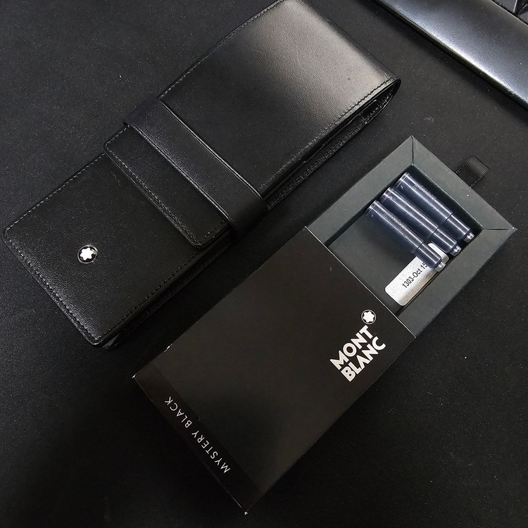 몽블랑 마이스터스튁 145 M닙 +정품 3구 케이스 이미지