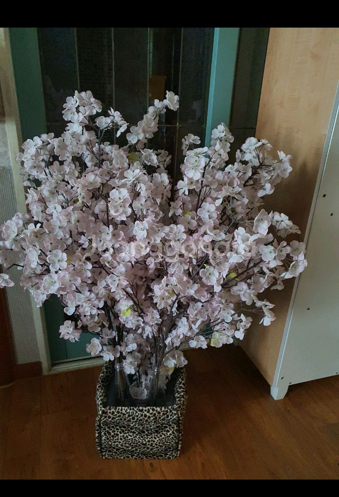 벚꽃조화 예쁘고 실제보면 훨씬더 풍성하고 예쁨 저렴히2만5천원 인테리어굳--3
