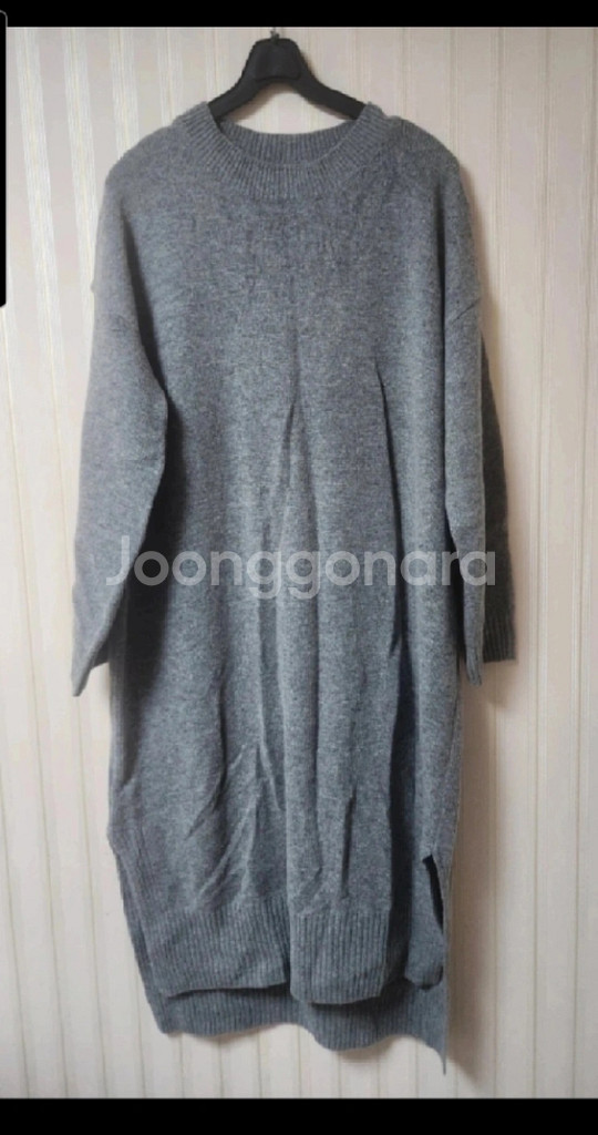 새상품DESIGN BY EAGL 울 니트 롱 원피스---0