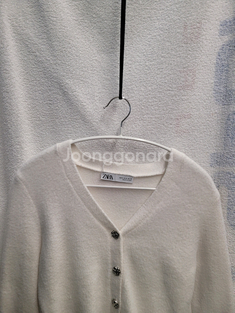 자라 니트 가디건 앙고라 느낌 여성 S--1