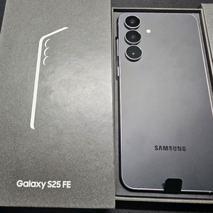갤럭시S25 FE 256GB 블랙 새상품 자급제