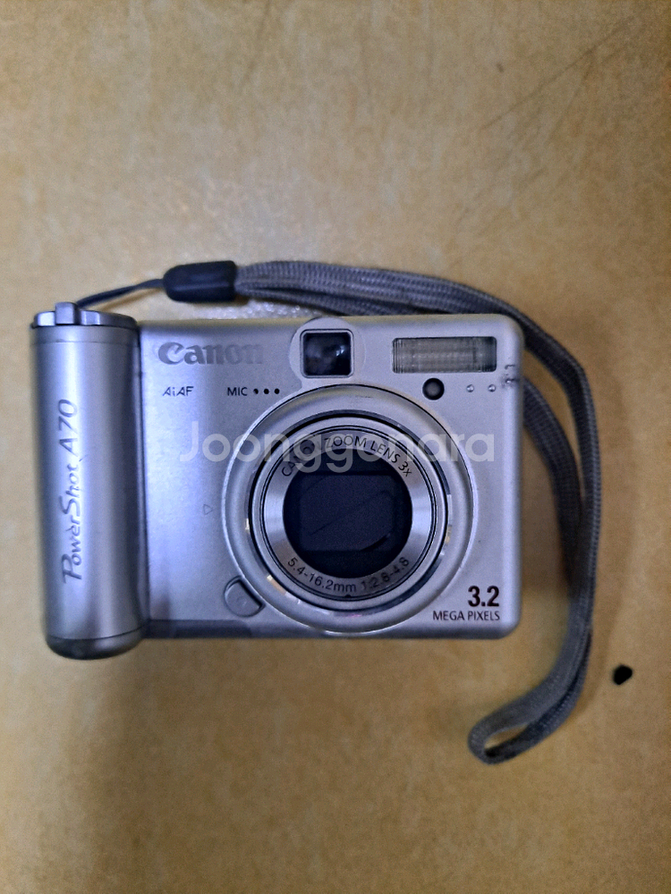 캐논 파워샷 A70 빈티지 디카 디지털 카메라 수집 부품용--0