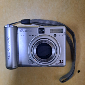 캐논 파워샷 A70 빈티지 디카 디지털 카메라 수집 부품용