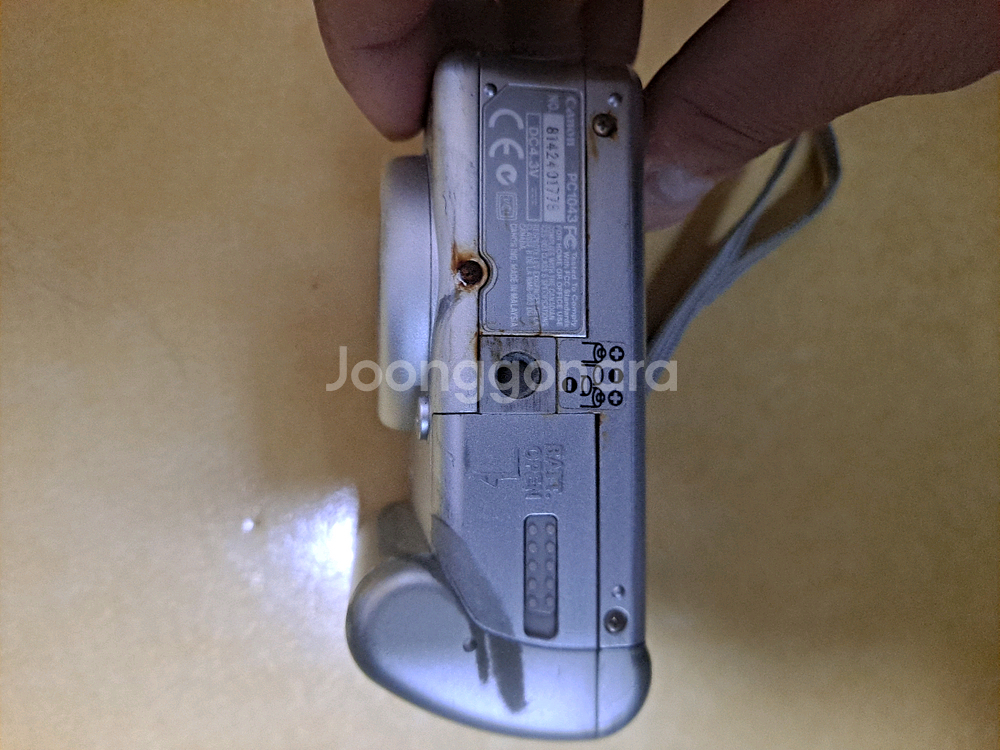 캐논 파워샷 A70 빈티지 디카 디지털 카메라 수집 부품용--5