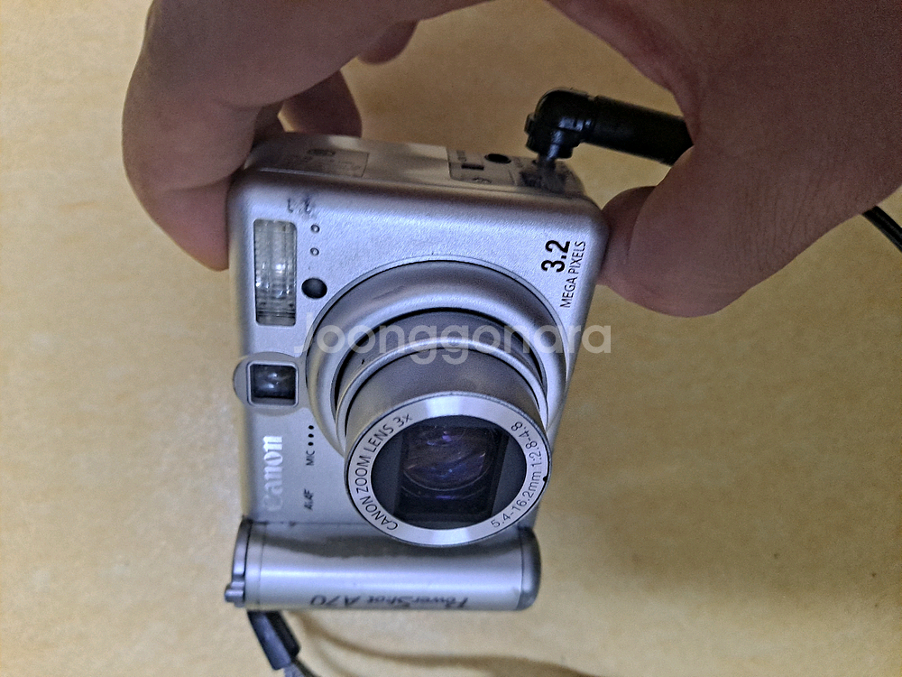 캐논 파워샷 A70 빈티지 디카 디지털 카메라 수집 부품용--7