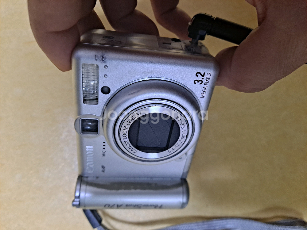 캐논 파워샷 A70 빈티지 디카 디지털 카메라 수집 부품용--8