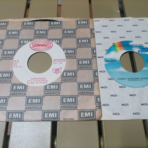 캐롤 7인치 싱글 레코드 음반 2장 일괄