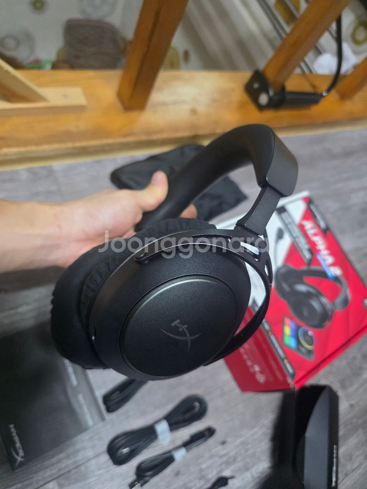 하이퍼엑스 클라우드 알파2 무선 신품급 팝니다--2