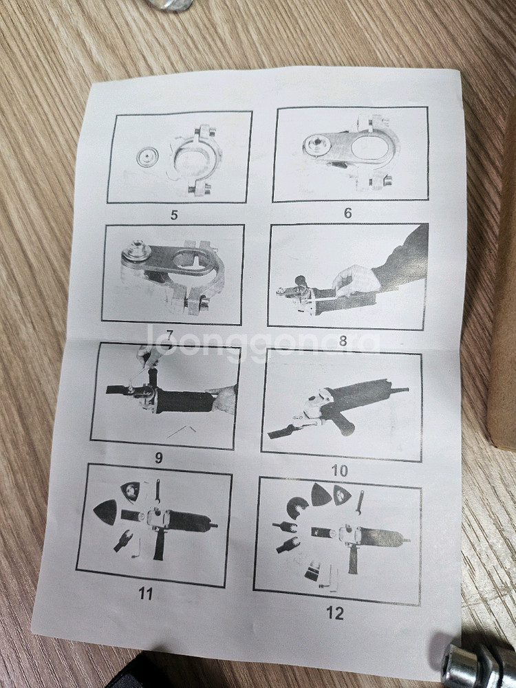 앵글 그라인더 멀티 커터 어댑터 세트--3