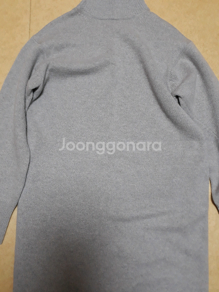 더캐시미어 캐시100 터틀넥니트윈피스85--5